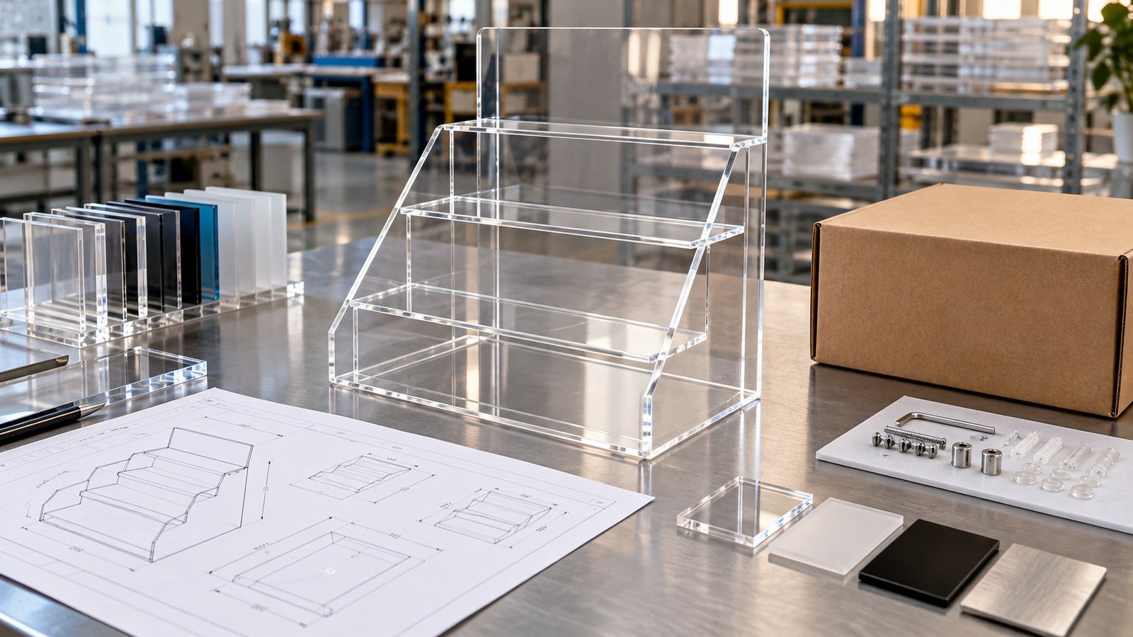 Approval-ready custom acrylic display RFQ brief